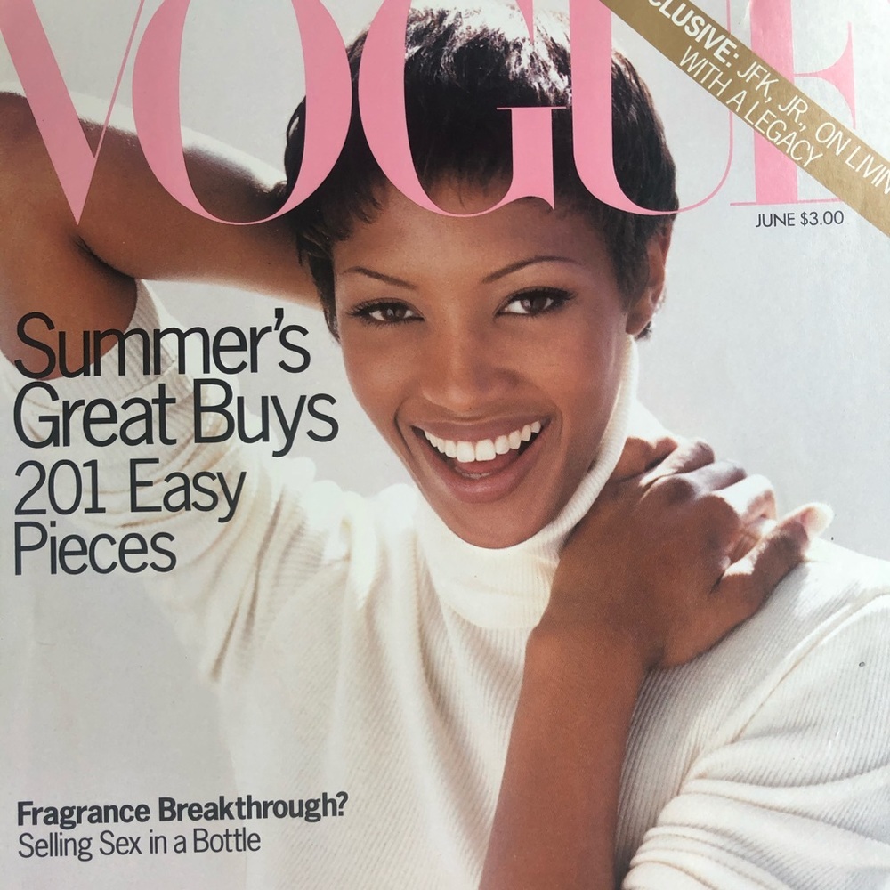 Vogue JUNE 1993 NAOMI CAMPBELL Like New - Picture 3 of 8